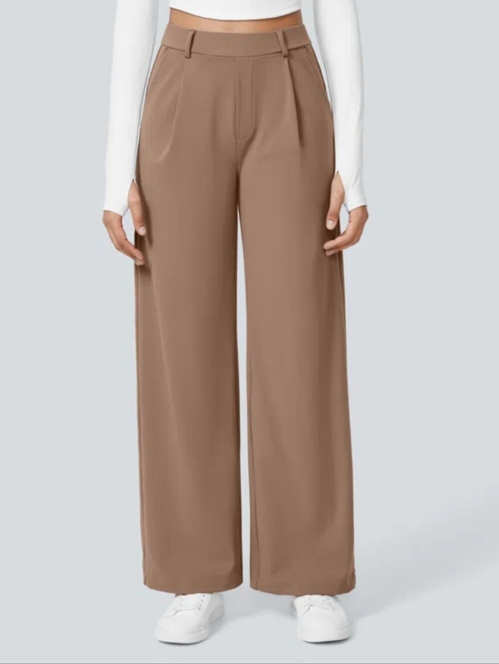 NWT Halara Flex™ DayStretch High Waisted Pocket Straight Leg Pants Size L